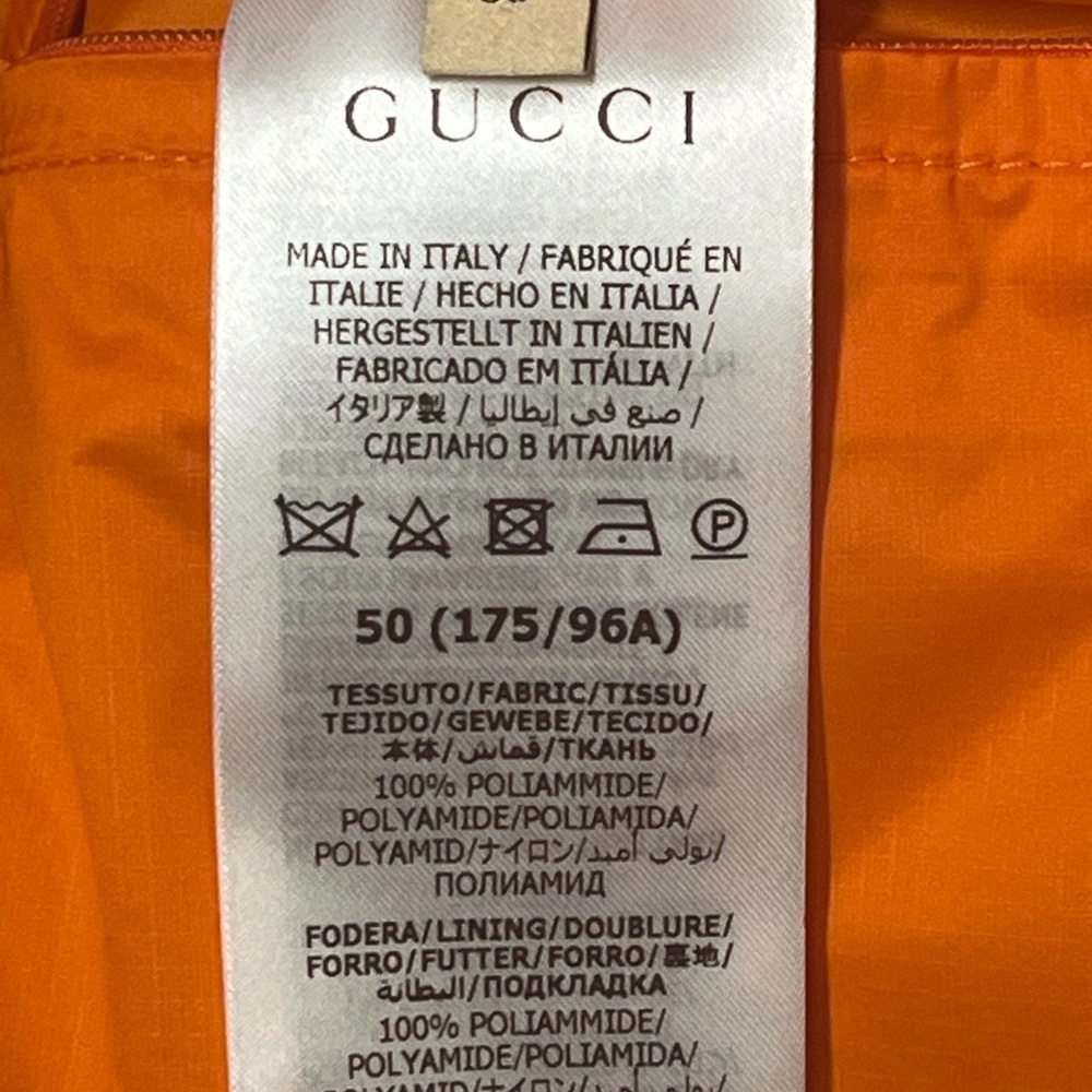 Authentic Gucci Nylon Jacket With Embroidered Pat… - image 8